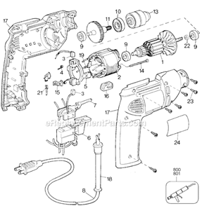Part Location Diagram of 330075-85 DeWALT Keyless Chuck